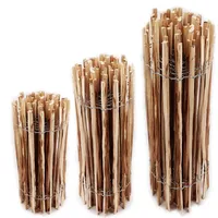 Aquagart 20m Staketenzaun 100cm hoch Lattenabstand 4-6cm Gartenzaun aus Haselnuss Holzzaun