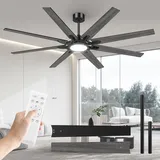 Airwit 183Cm Deckenventilator Mit Beleuchtung, Outdoor Deckenventilator Mit Lich