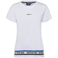 Hertha BSC Berlin Damen T-Shirt - Berlin - weiß Shirt - Plus Lesezeichen I Love Berlin Größe 42