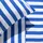 Today Baumwolle Gestreift Blau 240 x 220 cm + 63 x 63 cm