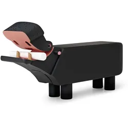 Kay Bojesen - Holz-Flusspferd H 12,5 cm, Buche schwarz