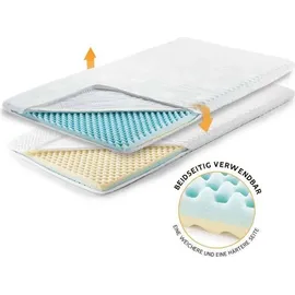 nah-vital Matratzentopper 90 x 200 cm 4in1 wendbar