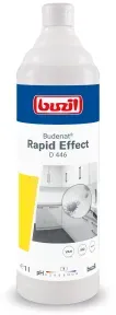 Buzil Schnelldesinfektionsmittel BUDENAT® Rapid Effect D 446, Gebrauchsfertiges Desinfektionsmittel für den Lebensmittel- und Pflegebereich, 1 Liter - Flasche