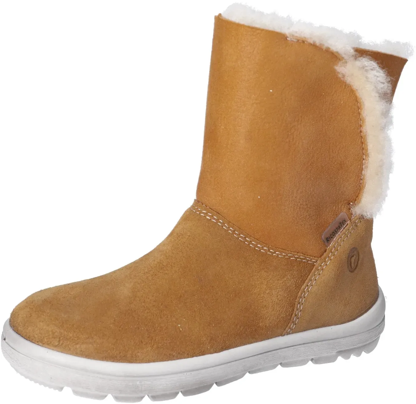 Winterboots RICOSTA "Nanuk WMS: normal" Gr. 30, braun Kinder Schuhe Schlupfboot, Snowboots mit Warmfutter