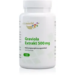 Vita World Graviola exktrakt 500 mg Kapseln mit Pflanzenextrakten 120 KAP