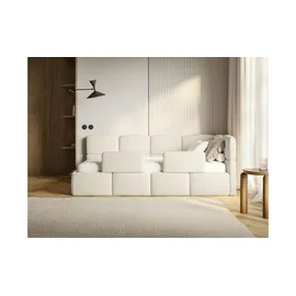 Selsey Jugendbett Cloudy 90 x 200 cm Kiefer Textil beige
