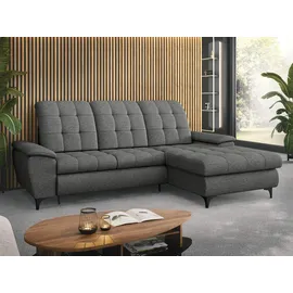 Mirjan24 Ecksofa Crystal, mit Schlaffunktion und Bettkasten, 260x182x103 cm, Wohnzimmer, Sofas - Couches, Wohnlandschaften, Ecksofas
