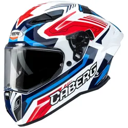 Caberg Drift Evo II Jamara Helm, wit-rood-blauw, S Voorman