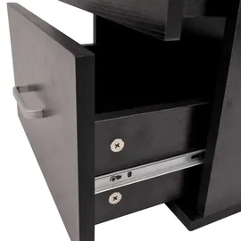 vidaXL Badmöbel-Set 7-tlg. Schwarz