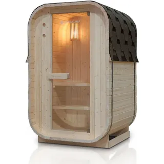 Artsauna Fasssauna Nolvik S inkl. 3,6 kW Ofen + Zubehör