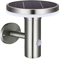 Proventa | Design Solar LED-Leuchte mit Bewegungsmelder | Außenleuchte mit Bewegungsmelder | Außenlampen | Wandleuchte | Pfostenleuchte | Gehwegleuchte | Außenleuchte | Solarleuchten | 6W | 600 Lumen