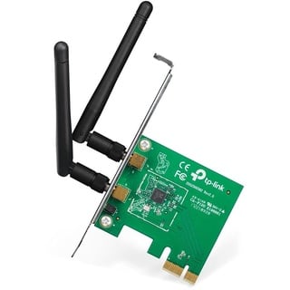 TP-Link 300 Mbps Wireless N PCI Express Adapter, PCIe Network Interface Card for Desktop, Low-Profile Bracket Included, Supports Windows 10/8.1/8/7 & Linux,Black (TL-WN881ND)