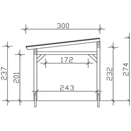 SKANHOLZ Sanremo 648 x 300 cm Leimholz Eiche hell