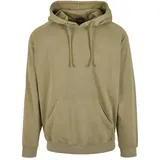 URBAN CLASSICS Overdyed Kapuzenpullover Green Khaki M