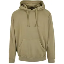 URBAN CLASSICS Overdyed Kapuzenpullover Green Khaki M