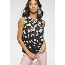 LAURA SCOTT Blusentop geblümt Rosa/Schwarz 42