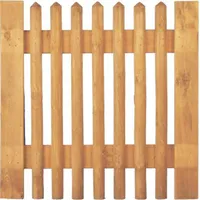 Tetzner & Jentzsch Tor für Senkrechtzaun 100 x 100 cm Braun/Holz