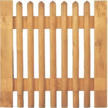 Tetzner & Jentzsch Tor für Senkrechtzaun 100 x 100 cm Braun/Holz