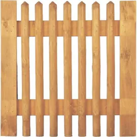 Tetzner & Jentzsch Tor für Senkrechtzaun 100 x 100 cm Braun/Holz