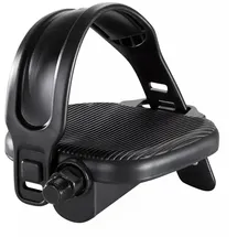 MVTek Fahrradpedale, Heimtrainerpedal, ergonomisches Nylon-Pedal mit 12 mm Kugelgelenk und 1/2 Gewinde, Verstellbarer Riemen, Spinning Bike, Fitness-Fahrradpedal, Fahrradpedale