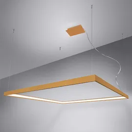 Sollux Lighting Pendellampe Wohnzimmerleuchte Hängelampe gold Esszimmerlampe LED Designleuchte