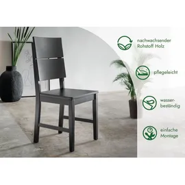 woodroom Kota 70 x 75 x 50 cm schwarz