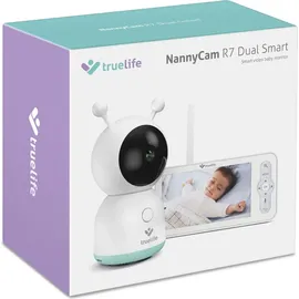 TrueLife NannyCam R7 Dual Smart TLNCR7DS Babyphone mit Kamera, WLAN 2.4 GHz