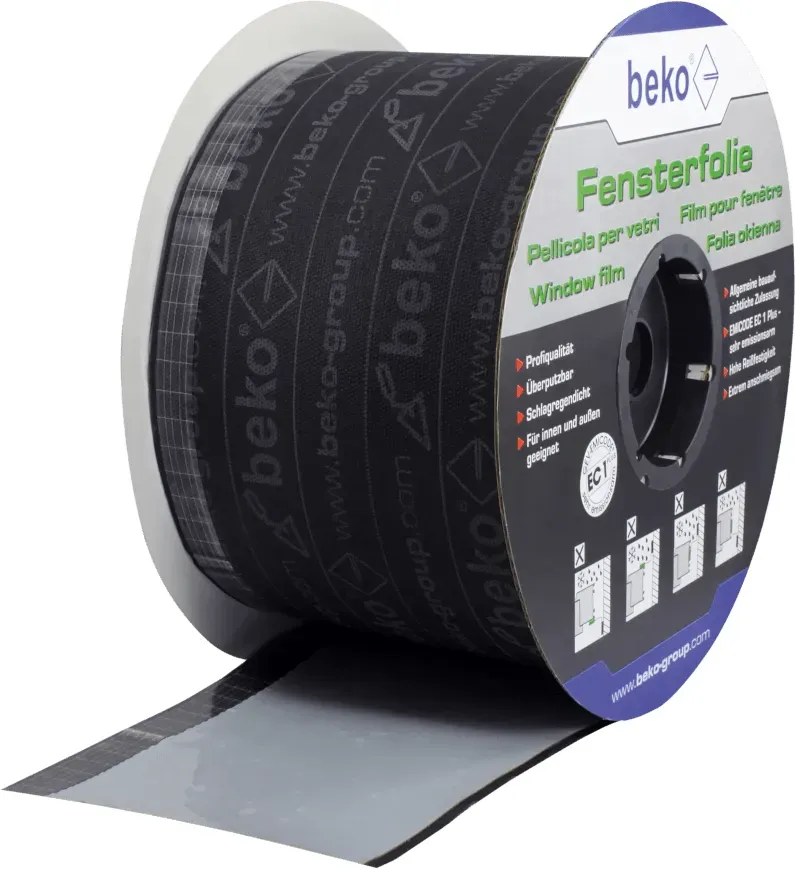 beko Universal Fensterfolie 140mm, vollflächig klebend, 50m/Rolle