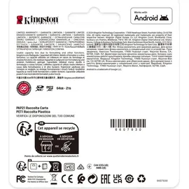 Kingston Canvas Select Plus 256 GB SDXC Speicherkarte Schwarz, Grün, Weiss