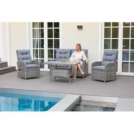 dasmöbelwerk Denver Loungeset 4-tlg. grau