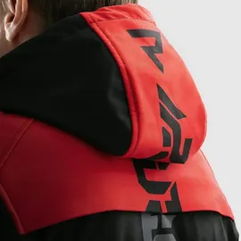 Rebelhorn Slash Softshell Motorradjacke Schwarz/Rot L