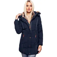 MARIKOO Wintermantel »Wintermantel Lieblings Jacke blau