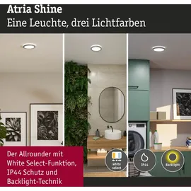 Paulmann LED Panel Atria Shine 71269 7,6 W IP44 3000-6500K 1 St.
