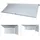 MCW Seitenwand für Pergola 1 Stück 2,83 x 2,06 x 0,01 m Weiß