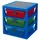 LEGO Schubladenbox 34,6 x 34,6 x 37,9 cm 4-tlg. blau