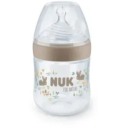 NUK Babyflasche NUK for Nature 150ml, braun, 125ml-250ml