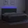 vidaXL Boxspringbett 200 x 200 cm Dunkelgrau