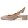 TAMARIS Damen Sling Pump mit Blockabsatz Leder, beige, 36 EU