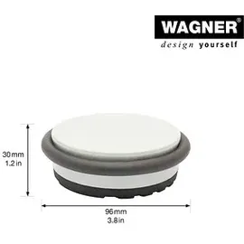 wagner® design yourself Türstopper Grau 3 x 10 cm