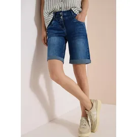 Cecil Jeansshorts Blau 25