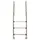 vidaXL Poolleiter 120 cm edelstahl 91760
