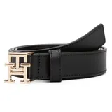 Tommy Hilfiger Damengürtel Leder 2,5 cm schwarz 85