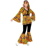 W WIDMANN MILANO Party Fashion - Kostüm 70er Jahre Groovy Style, Reggae, Hippie, Flower Power, Disco Fever, Faschingskostüme