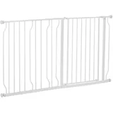 PawHut Türschutzgitter Treppenschutzgitter, 75-145 cm