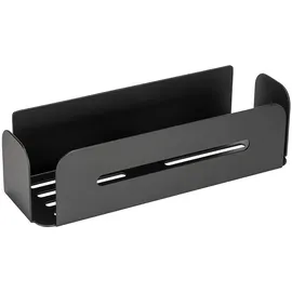 Wenko Turbo-Loc® Wandablage Bivio Black matt, - Schwarz