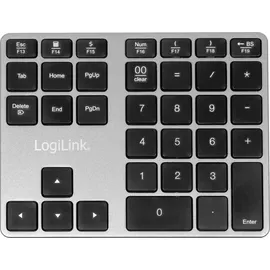 Logilink Keypad - Aluminium, Space Grey, Bluetooth (ID0187)
