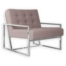 s-style möbel Loungesessel Pink, Silber, Textil, Echtholz,Buche, Birke, 1-Sitzer, Füllung: Polyetherschaumkern, 84x81x89 cm, Blauer Engel, FSC Mix, Oeko-Tex®, Hergestellt in Europa, Wohnzimmer, Sessel, Polstersessel