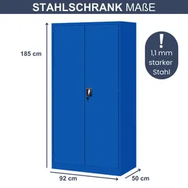 Jan Nowak Werkzeugschrank mit Lochwand SZYMON 185 x 92 x 50 cm, Freizeit, Heimwerken, Werkzeugaufbewahrung