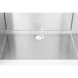 Bartscher 190091 Milchkühlschrank-Tassenwärmer-Kombi (537 mm hoch, Schwarz/Silber)