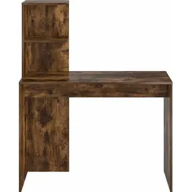 vidaXL Schreibtisch Geräucherte Eiche 102 x 50 x 124 cm Holzwerkstoff